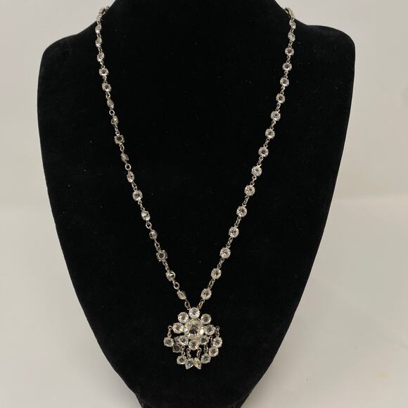 Lot of 10 Rhinestone Sparkly Glam Jewelry Set Necklaces Rings Bracelets Earrings - Picture 2 of 13